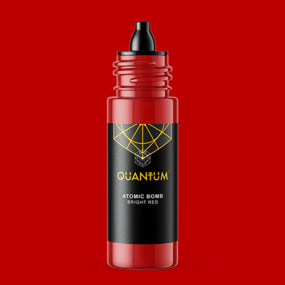 Quantum Premium Tattoo Ink - 1oz Atomic Bomb (Bright Red) 30ml
