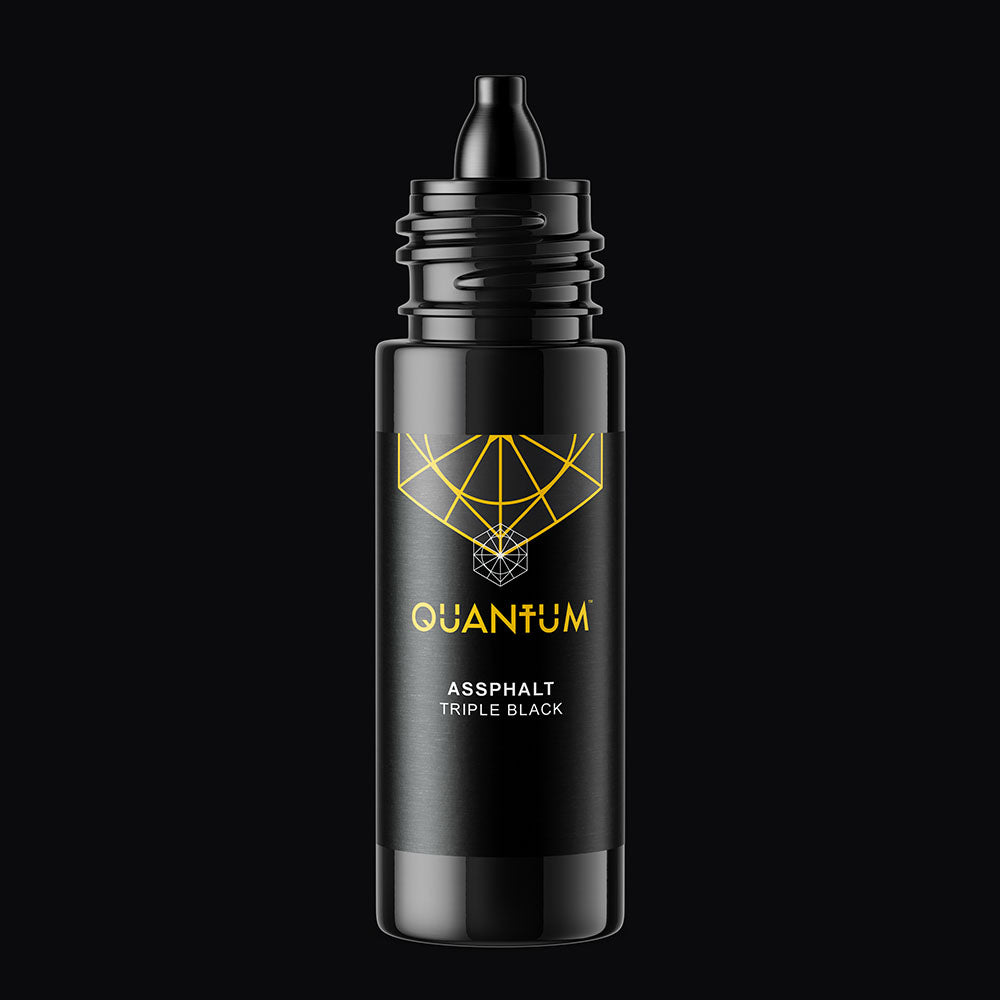 Quantum Tattoo Ink - 4oz Assphalt Black (Triple Black) 120ml