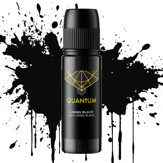 Quantum Premium Tattoo Ink - 1oz Lining Black (30ml)