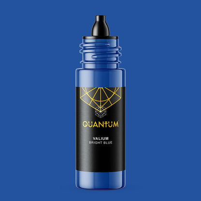 Quantum Premium Tattoo Ink - 1oz Valium (Bright Blue) 30ml