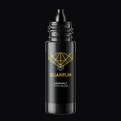 Quantum Tattoo Ink - 1oz Assphalt Black (Triple Black) 30ml
