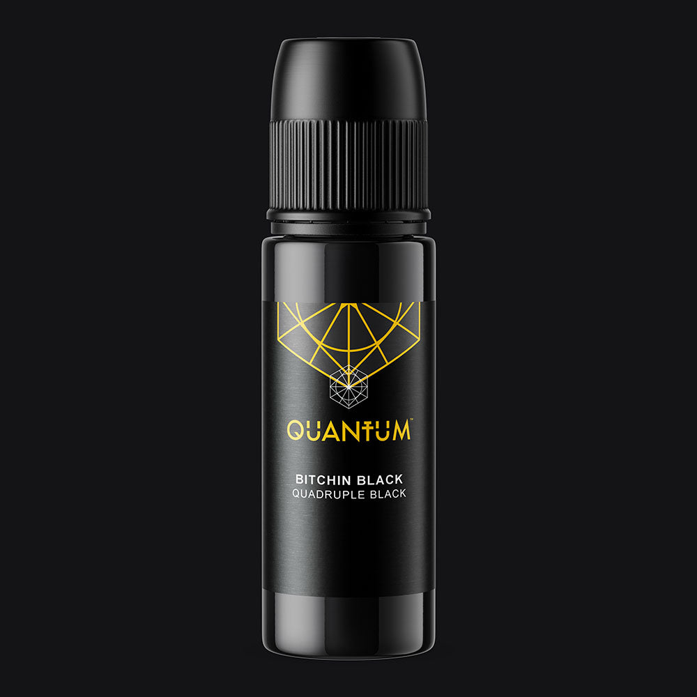 Quantum Premium Tattoo Ink - 1oz Bitchin Black (30ml)