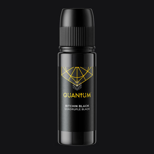 Quantum Premium Tattoo Ink - 1oz Bitchin Black (30ml)