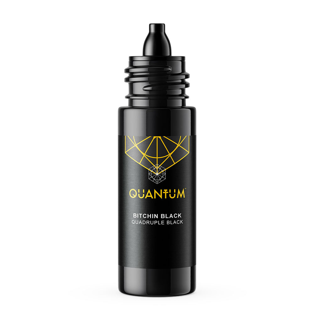 Quantum Premium Tattoo Ink - 1oz Bitchin Black (30ml)