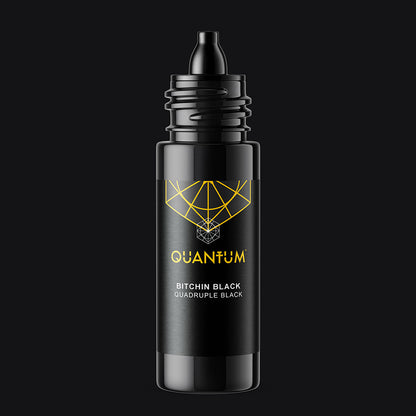 Quantum Premium Tattoo Ink - 1oz Bitchin Black (30ml)