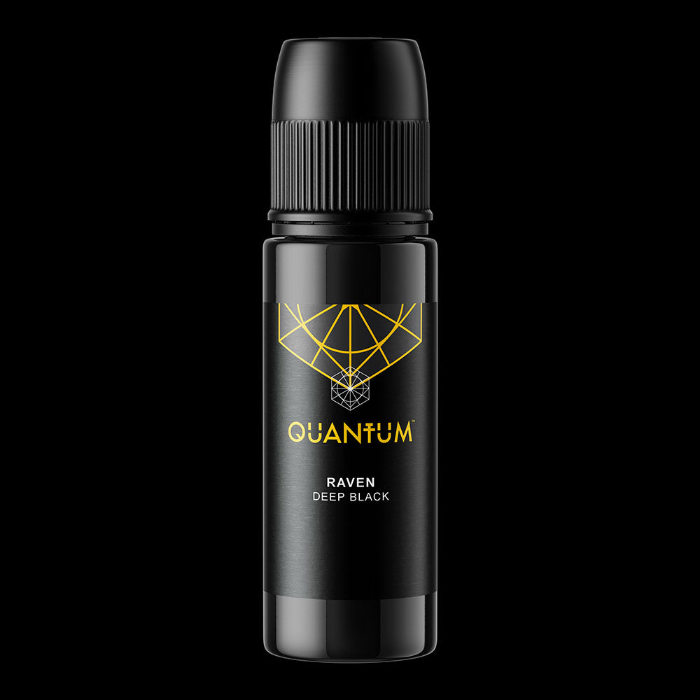 Quantum Premium Tattoo Ink - Raven Black (Ultra Black) 30ml