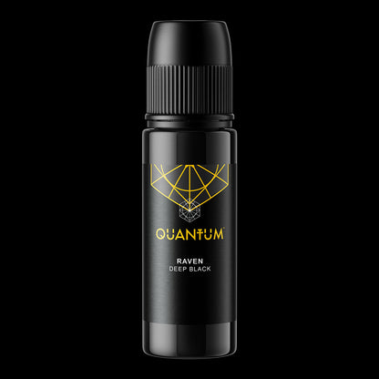 Quantum Premium Tattoo Ink - Raven Black (Ultra Black) 30ml