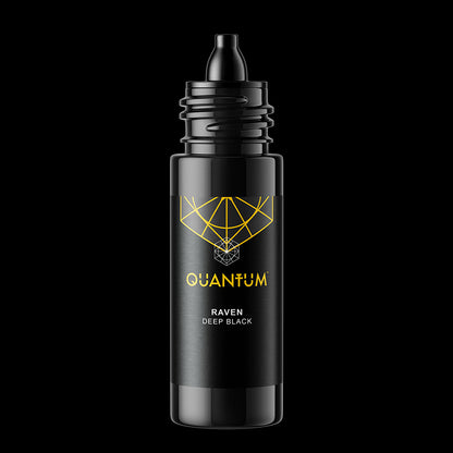 Quantum Premium Tattoo Ink - Raven Black (Ultra Black) 30ml