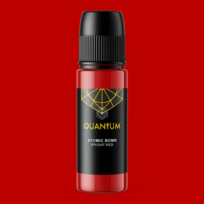 Quantum Premium Tattoo Ink - 1oz Atomic Bomb (Bright Red) 30ml