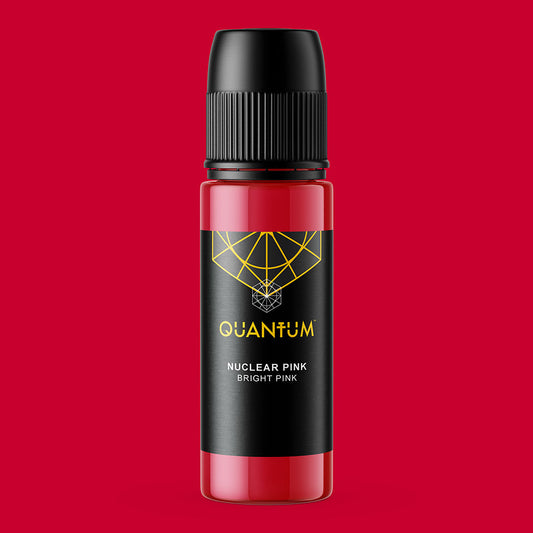 Quantum Premium Tattoo Ink (Bright Pink) - 1oz Nuclear Pink (Bright Pink) 30ml